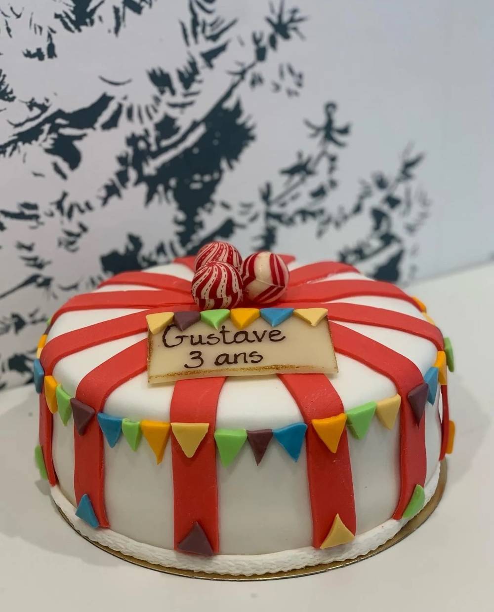 gateau anniversaire gustave