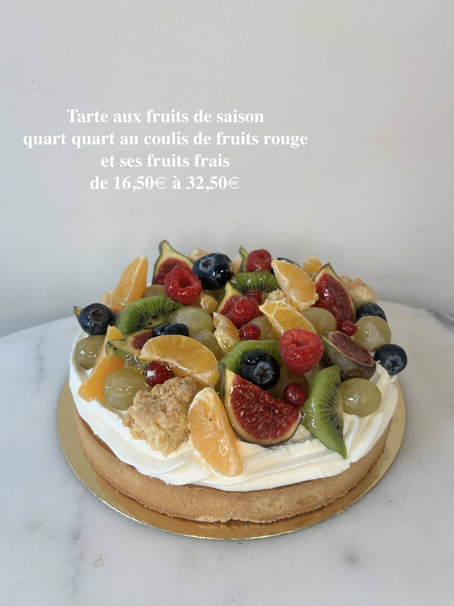 tarte fruit de saison